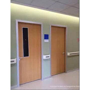 Puerta de acceso a la sala de hospital Ward